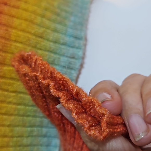 Bershka size S rainbow stripe stretch jumper very good carefully worn condition - Picture 10 of 16